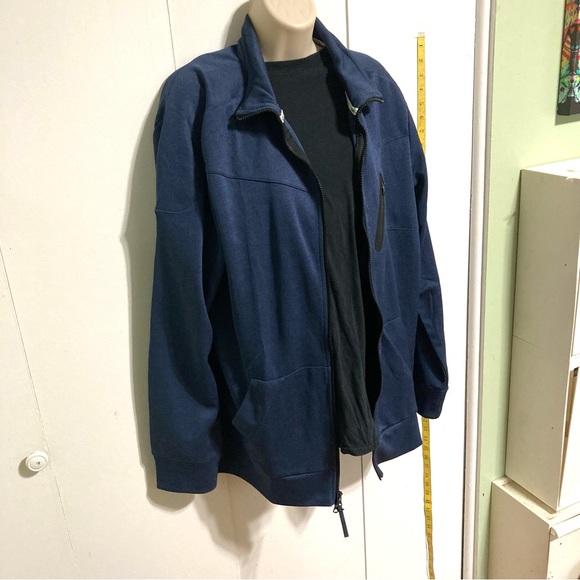 SPYDER Active Full Zip Jacket Blue Mens Large NEW - Picture 3 of 16